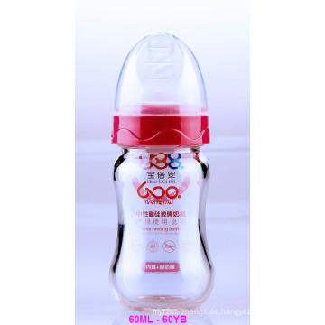 60ml neutrale Boroslicate Glas Baby Babyflasche